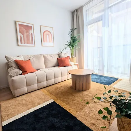 Modern 2-Rm Apartment With Parking At Warsaw'S Heart - Wola